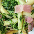 htmhnm's cooksnap of when they made 新じゃがと豆苗の炒め物♬.