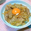 つつくみ's cooksnap of when they made ☆すき焼きのタレで〜簡単豚丼☆.