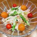 ばぁばまんま's cooksnap of when they made 新たまねぎとアスパラのサラダ.