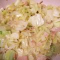 ももちゃんまこちゃん's cooksnap of when they made キャベツ・ベーコン・卵のめんつゆマヨ炒め.