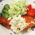 かじゅえる's cooksnap of when they made 揚げない＊サーモンフライ　タルタルソース.