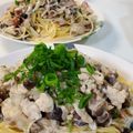 ｸﾏﾘｴ's cooksnap of when they made お鍋一つで☆挽肉とキノコの煮込みパスタ.