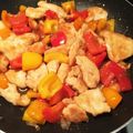 ame-ikuru's cooksnap of when they made 柔らか鶏ムネと野菜のコロコロ中華炒め‼.
