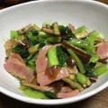 クック8J0LFQ☆'s cooksnap of when they made レンジで簡単！豚茄子小松菜の炒め物.