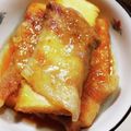 ☆☆いるかー's cooksnap of when they made ご飯が進む☆豚バラ厚揚げ巻き.
