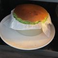 夕三郎w's cooksnap of when they made 簡単♡しっとり濃厚抹茶バスクチーズケーキ.