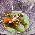 ☆あいちゃん's cooksnap of when they made うちのもずく酢６✿刺身こんにゃく入り.