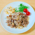ﾁｮｺﾁｯﾌﾟ☆'s cooksnap of when they made 玉ねぎでかさ増し！豚こまの生姜焼き.