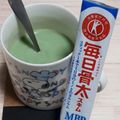 アクセル☆'s cooksnap of when they made 塩バニラ青汁ミルク.