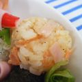 キャシーキャサリン's cooksnap of when they made ぼくのおにぎり「ブラックマヨ」.