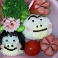 クックBFXS7A☆'s cooksnap of when they made はなかっぱとももかっぱちゃんのキャラ弁♪.