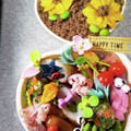 ☆ミルミル's cooksnap of when they made 【簡単】 キャラ弁 ひまわり そぼろ.