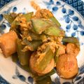 スイカが好物's cooksnap of when they made さやえんどうとウインナーの卵炒め.