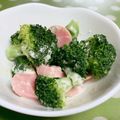 みっくママ's cooksnap of when they made ブロッコリーとウインナーのマヨ和え.