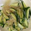 papalook's cooksnap of when they made きゅうりと春雨の中華くらげサラダ.