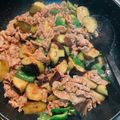 runa012001's cooksnap of when they made 簡単！豚小間なすピーマンの味噌炒め.