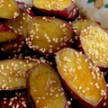 よしよしのキッチン☆'s cooksnap of when they made ほっこりサツマイモの蒸し煮大学芋風♪.