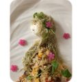 クック4649★'s cooksnap of when they made キャラ弁＊銀髪ロングヘアーの女の子.