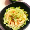 ぽっかもっか☆'s cooksnap of when they made サラダチキンとドレッシングのサラダうどん.
