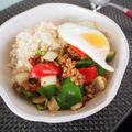 バカリャウ's cooksnap of when they made 大豆肉のヘルシーガパオ.