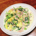 ちゃちゃまる26's cooksnap of when they made ほうれん草とベーコンと卵のクリーム煮.