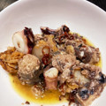 leoiseau's cooksnap of when they made ＊ぐるぐる蛸の足とさば缶のアヒージョ＊.