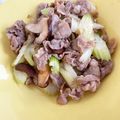 北のデビル。's cooksnap of when they made 材料２つ！セロリと牛肉のうま塩炒め.