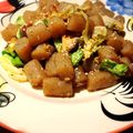 胃袋わっしょい's cooksnap of when they made こんにゃくの塩にんにく炒め.