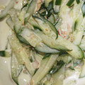 ＊ちゃちゅ＊'s cooksnap of when they made キュウリのおかかマヨ和え.