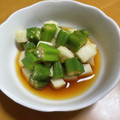 ナップ99's cooksnap of when they made オクラと長芋の柚子胡椒ポン酢和え～♪.