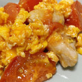 ☆〜（ゝ。∂）リナ's cooksnap of when they made 鶏モモ肉と卵&トマトのうま塩炒め♪.