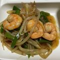 Halü★mama's cooksnap of when they made えび、ピーマン、もやしのオイスター炒め。.