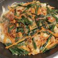 クックMO1LGS☆'s cooksnap of when they made キムチ入りちぢみ☆簡単おつまみ.