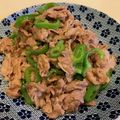 めぐンクック☆'s cooksnap of when they made 牛こま肉とピーマンのバター醤油炒め。.