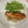 ラフらん's cooksnap of when they made ♡簡単！シャケのムニエル♡＋バター醤油.