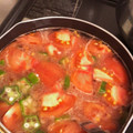 Mad＊Hatter's cooksnap of when they made まるごとトマトとオクラのスープ.