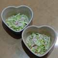 ラリー＆サラ's cooksnap of when they made 簡単！ハムとキャベツのマヨサラダ！.