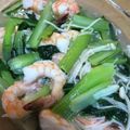すみっこぐらしちゃん's cooksnap of when they made 小松菜と海老のうま塩炒め.