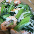 すみっこぐらしちゃん's cooksnap of when they made 小松菜と海老のうま塩炒め.