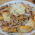 churu's cooksnap of when they made 豚肉ともやしと厚揚げのポン酢炒め.