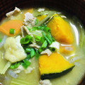 kinniko's cooksnap of when they made ほうとう風★具だくさんの汁物（餅入り）.