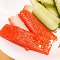 hitomi♪＊'s cooksnap of when they made カニカマで焼きガニ(^O^)お弁当に♬.