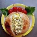 2880naaao's cooksnap of when they made キュウリ入りで食感が最高エッグサンド♪.