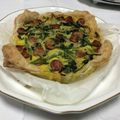 mayuまゆ56's cooksnap of when they made 簡単　しらすとほうれん草のキッシュ.