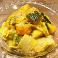 いやんのん＊'s cooksnap of when they made 簡単！じゃが芋・かぼちゃ・白菜の胡麻和え.