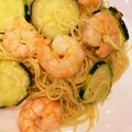 もも苺さくらんぼ's cooksnap of when they made ✿海老とズッキーニのパスタ✿.