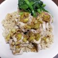 さらさんレシピ's cooksnap of when they made もち麦で美味♡シンガポールチキンライス風.