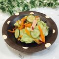 Satoco❋'s cooksnap of when they made ズボラでも出来る！給食の＊元気サラダ＊.