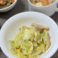 ♡ぴゅぴ♡'s cooksnap of when they made 鶏肉と春キャベツとゆで卵のマヨ酢炒め.