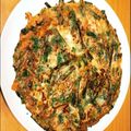 maezuchu's cooksnap of when they made ニラチヂミ.